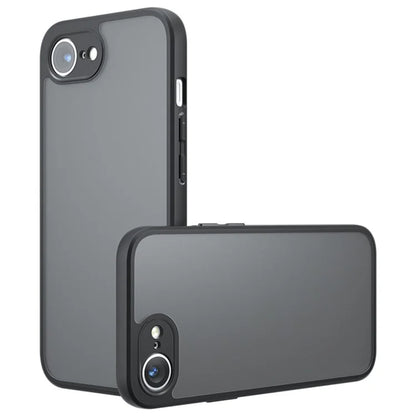 For iPhone SE (2024) Case PC+TPU Matte Phone Cover with Anti-Drop Airbag