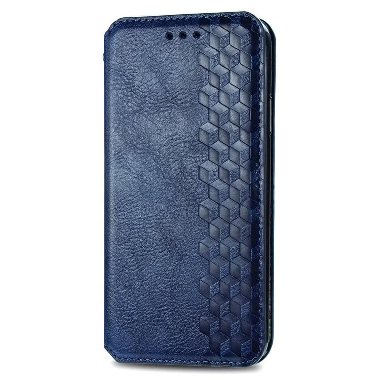 For Sony Xperia 10 VI Case Rhombus Leather Folio Phone Cover