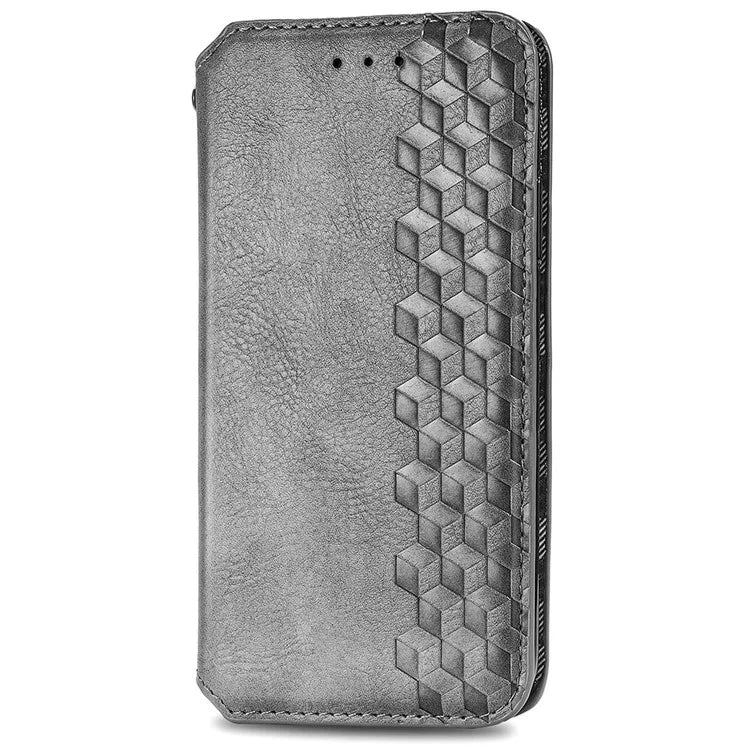 For Sony Xperia 10 VI Case Rhombus Leather Folio Phone Cover