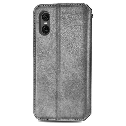 For Sony Xperia 10 VI Case Rhombus Leather Folio Phone Cover
