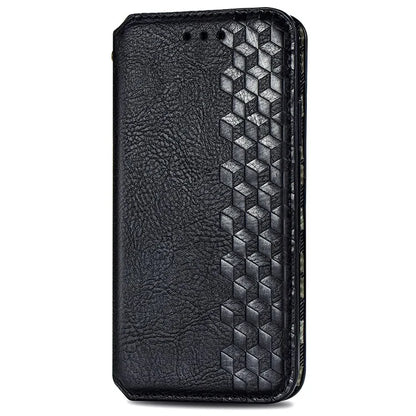For Sony Xperia 10 VI Case Rhombus Leather Folio Phone Cover