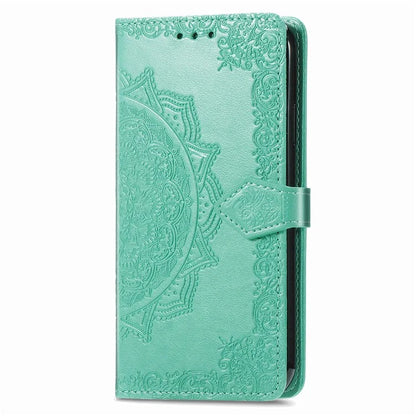 For Samsung Galaxy M55 5G / C55 5G / F55 5G Case 3 Card Slots Mandala Flower Leather Phone Cover