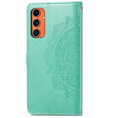 For Samsung Galaxy M55 5G / C55 5G / F55 5G Case 3 Card Slots Mandala Flower Leather Phone Cover
