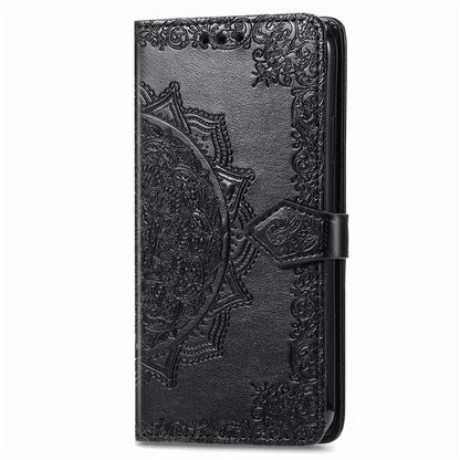 For Samsung Galaxy M55 5G / C55 5G / F55 5G Case 3 Card Slots Mandala Flower Leather Phone Cover
