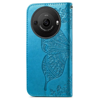 For Sharp Aquos R8 Pro Case Purse Card Holders Butterfly Pattern PU Leather Phone Cover