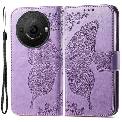 For Sharp Aquos R8 Pro Case Purse Card Holders Butterfly Pattern PU Leather Phone Cover