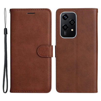 KT Leather Series-2 for Honor 200 Lite Case Folio Shockproof Solid Color Phone Cover