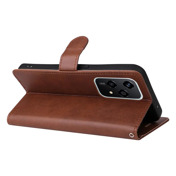 KT Leather Series-2 for Honor 200 Lite Case Folio Shockproof Solid Color Phone Cover