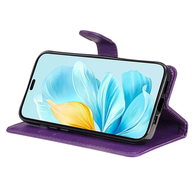 KT Leather Series-2 for Honor 200 Lite Case Folio Shockproof Solid Color Phone Cover