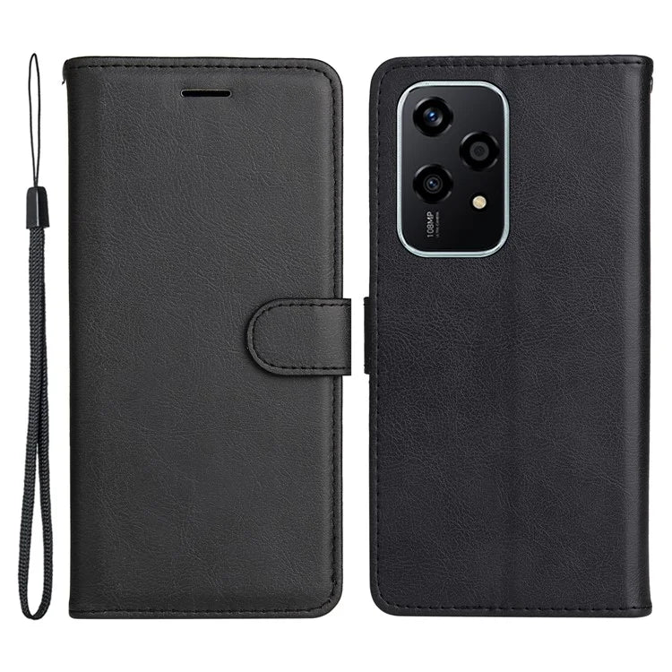 KT Leather Series-2 for Honor 200 Lite Case Folio Shockproof Solid Color Phone Cover