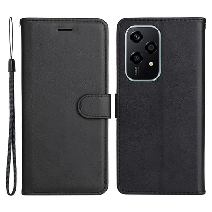 KT Leather Series-2 for Honor 200 Lite Case Folio Shockproof Solid Color Phone Cover