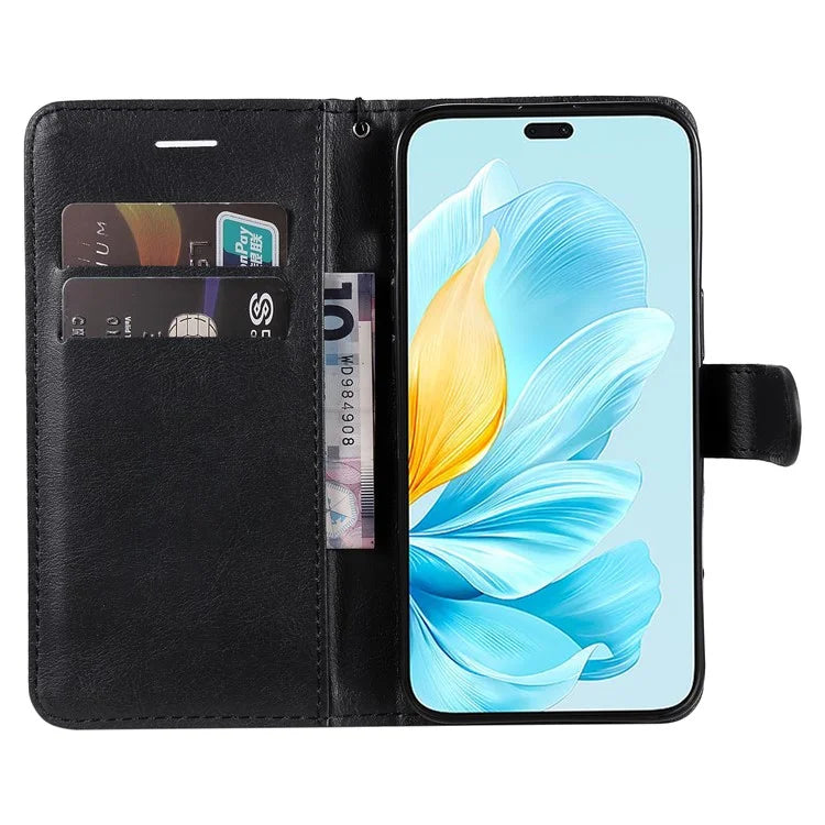 KT Leather Series-2 for Honor 200 Lite Case Folio Shockproof Solid Color Phone Cover
