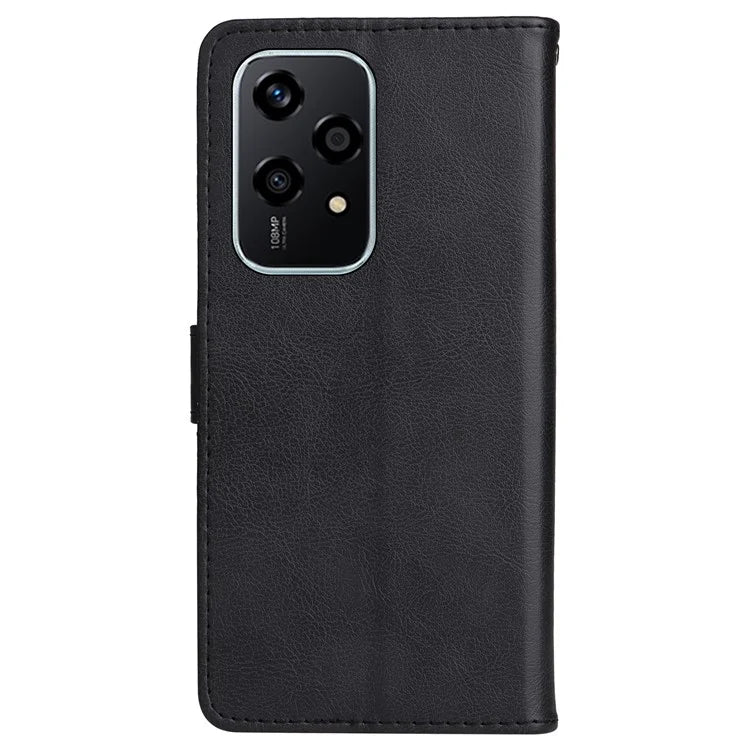 KT Leather Series-2 for Honor 200 Lite Case Folio Shockproof Solid Color Phone Cover