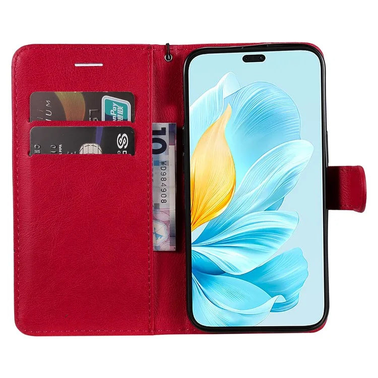 KT Leather Series-2 for Honor 200 Lite Case Folio Shockproof Solid Color Phone Cover