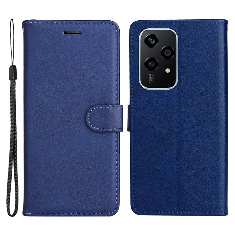 KT Leather Series-2 for Honor 200 Lite Case Folio Shockproof Solid Color Phone Cover
