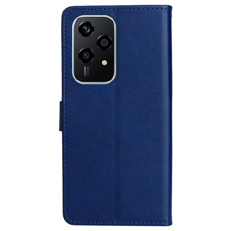 KT Leather Series-2 for Honor 200 Lite Case Folio Shockproof Solid Color Phone Cover
