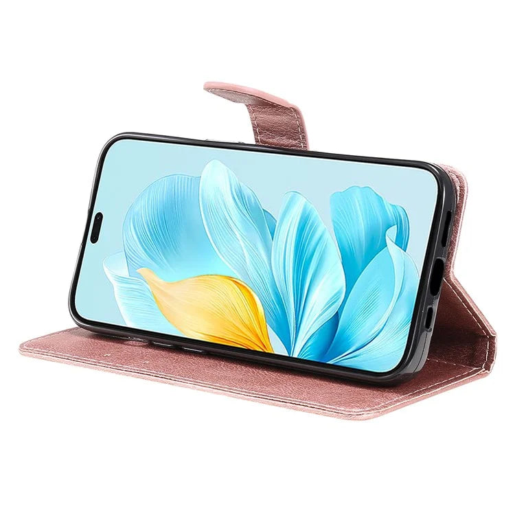 KT Leather Series-2 for Honor 200 Lite Case Folio Shockproof Solid Color Phone Cover