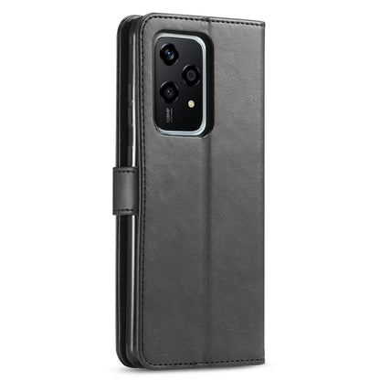 LC.IMEEKE For Honor 200 Lite Case Calf Texture Magnetic Clasp Stand Phone Cover