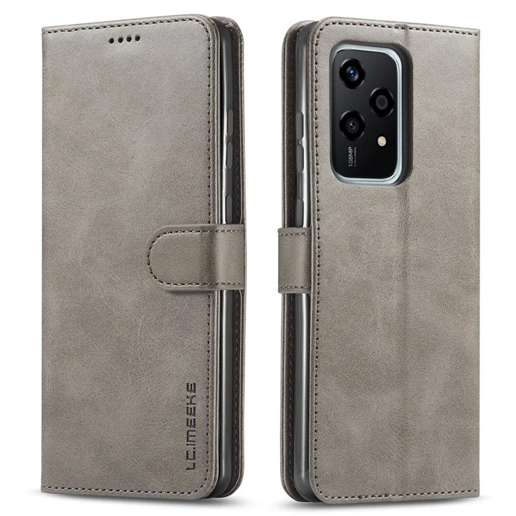 LC.IMEEKE For Honor 200 Lite Case Calf Texture Magnetic Clasp Stand Phone Cover