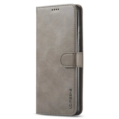 LC.IMEEKE For Honor 200 Lite Case Calf Texture Magnetic Clasp Stand Phone Cover