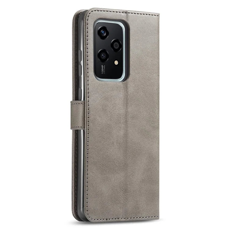 LC.IMEEKE For Honor 200 Lite Case Calf Texture Magnetic Clasp Stand Phone Cover