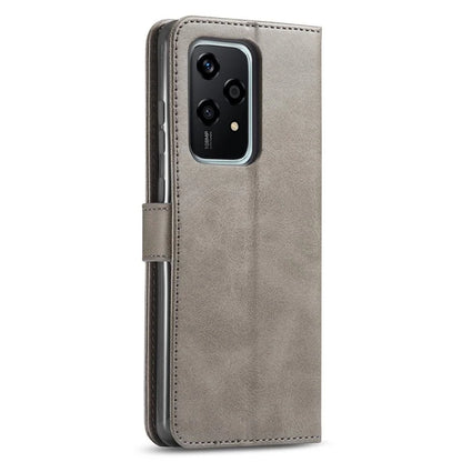 LC.IMEEKE For Honor 200 Lite Case Calf Texture Magnetic Clasp Stand Phone Cover