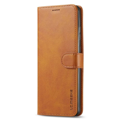 LC.IMEEKE For Honor 200 Lite Case Calf Texture Magnetic Clasp Stand Phone Cover