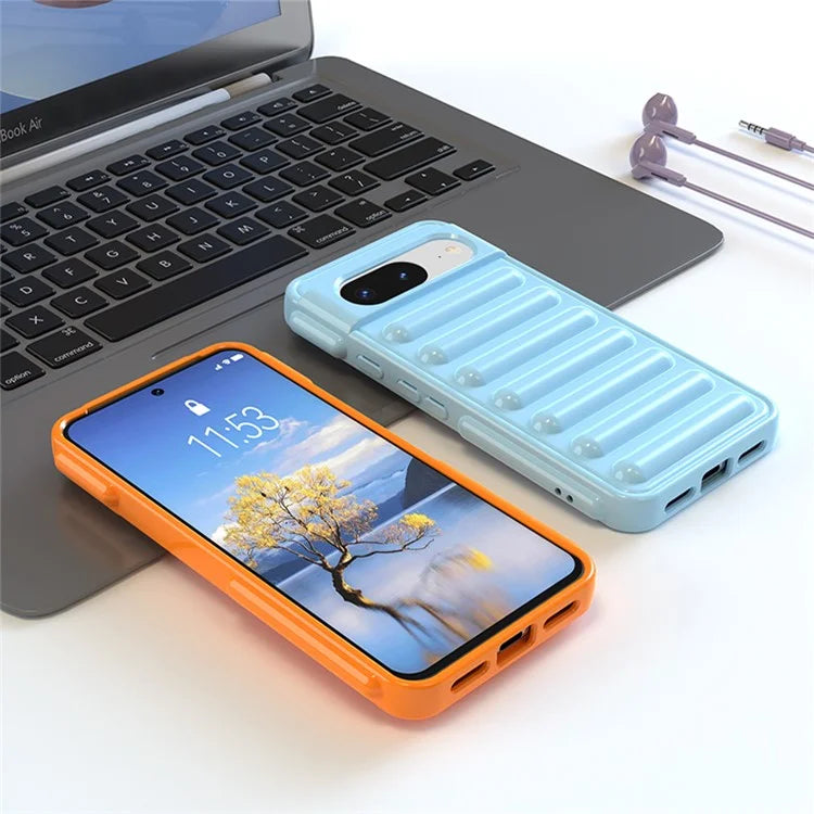 Capsule Series for Google Pixel 8 Case Drop-Proof Ribbed Soft TPU Phone Cover