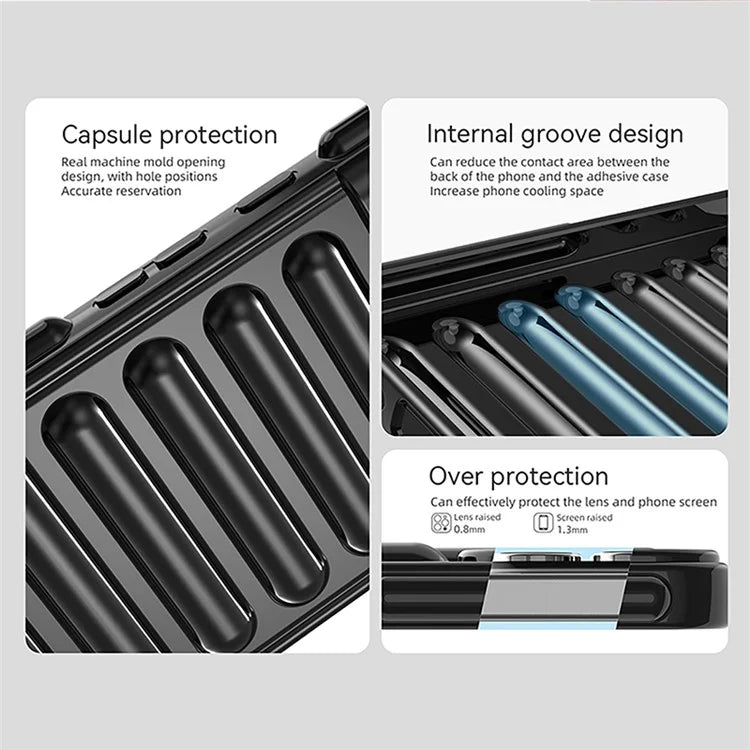 Capsule Series for Samsung Galaxy S24+ Protective Case Ribbed Soft TPU Phone Cover