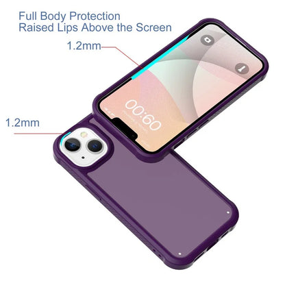 GW20 For iPhone 14 Plus Case TPU+PC Skin-Friendly Touch Matte Phone Cover