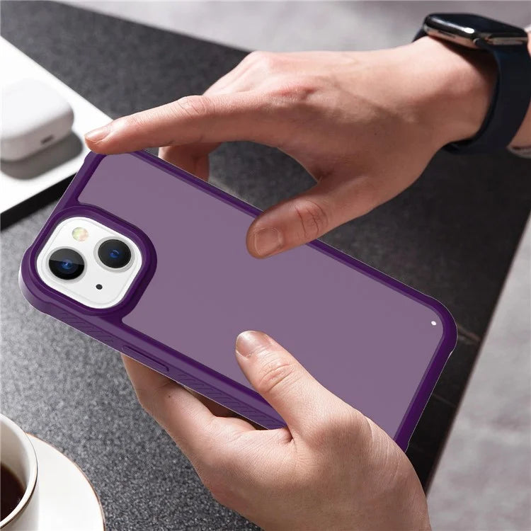 GW20 For iPhone 14 Plus Case TPU+PC Skin-Friendly Touch Matte Phone Cover
