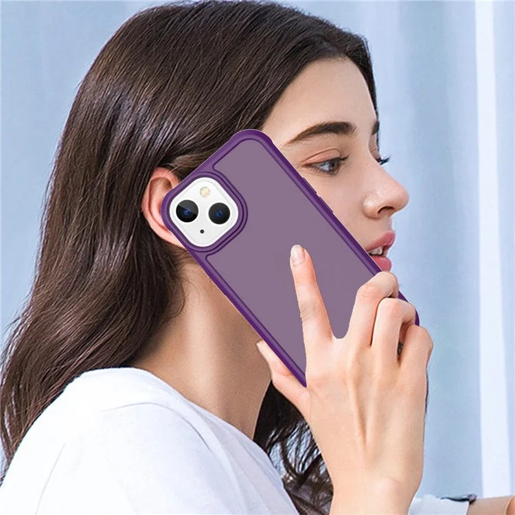 GW20 For iPhone 14 Plus Case TPU+PC Skin-Friendly Touch Matte Phone Cover