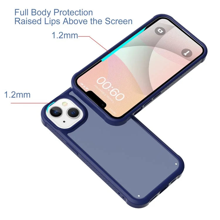GW20 For iPhone 14 Plus Case TPU+PC Skin-Friendly Touch Matte Phone Cover