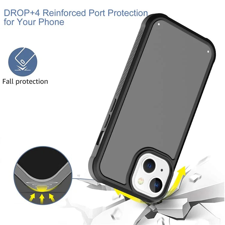 GW20 For iPhone 14 Plus Case TPU+PC Skin-Friendly Touch Matte Phone Cover
