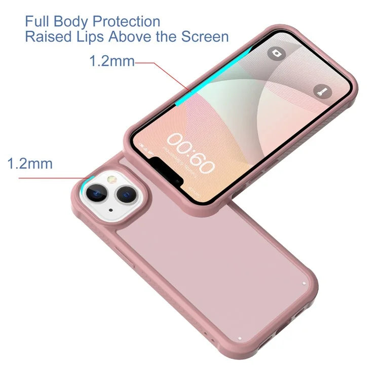 GW20 For iPhone 14 Plus Case TPU+PC Skin-Friendly Touch Matte Phone Cover