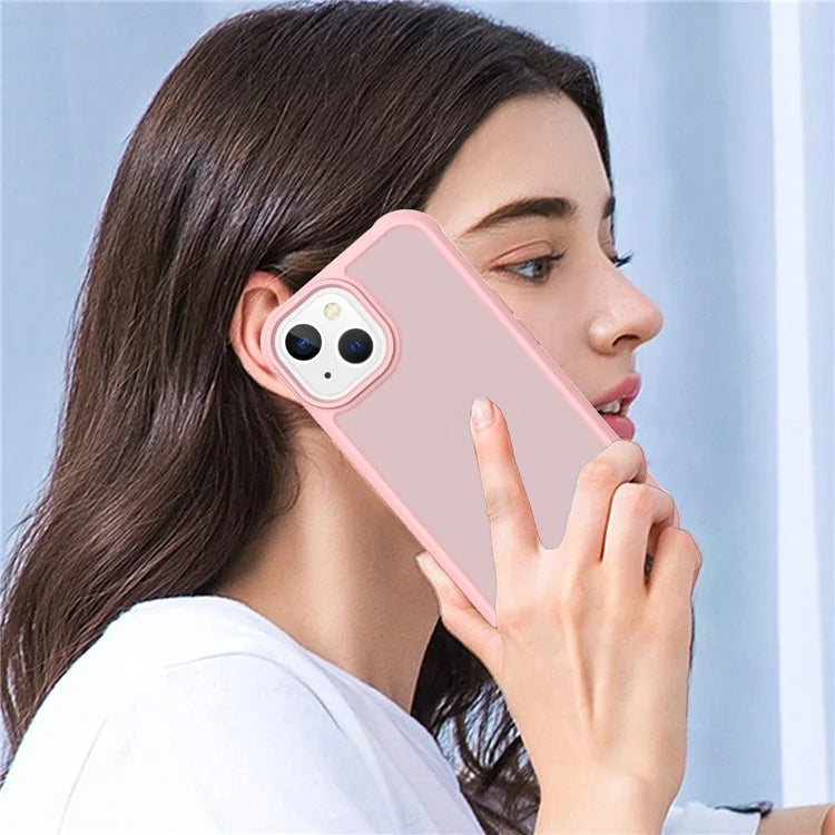 GW20 For iPhone 14 Plus Case TPU+PC Skin-Friendly Touch Matte Phone Cover