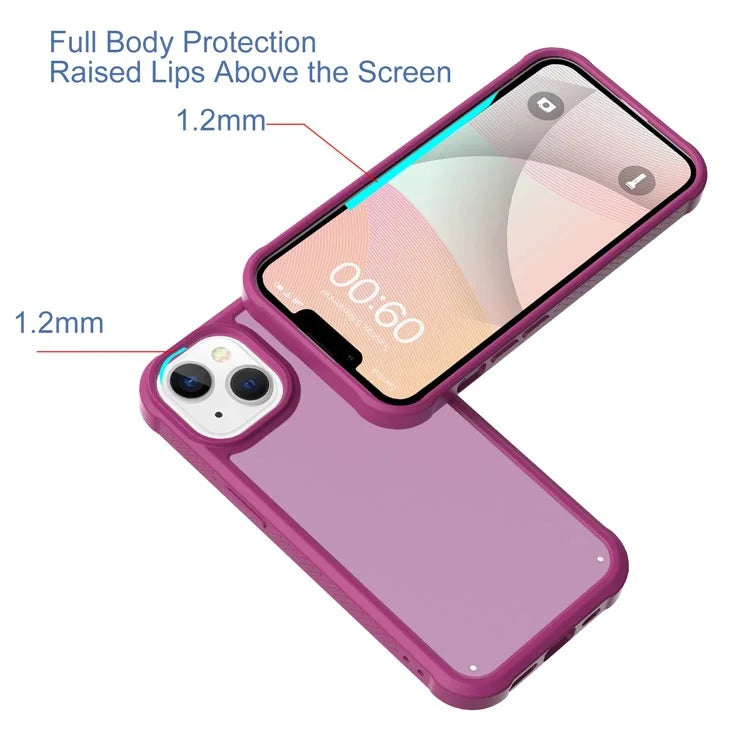 GW20 For iPhone 14 Plus Case TPU+PC Skin-Friendly Touch Matte Phone Cover