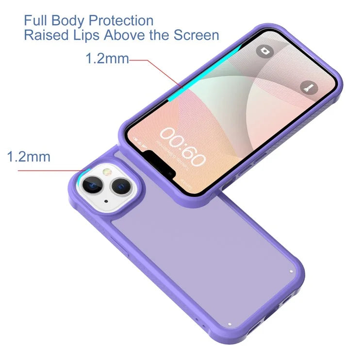 GW20 For iPhone 14 Plus Case TPU+PC Skin-Friendly Touch Matte Phone Cover