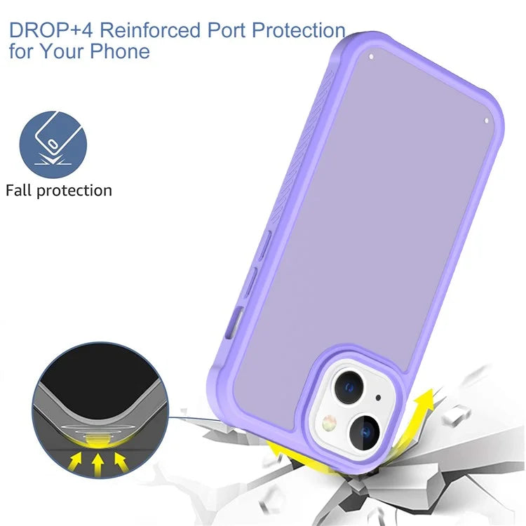 GW20 For iPhone 14 Plus Case TPU+PC Skin-Friendly Touch Matte Phone Cover
