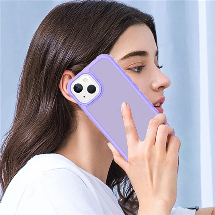 GW20 For iPhone 14 Plus Case TPU+PC Skin-Friendly Touch Matte Phone Cover