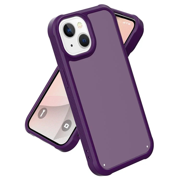 GW20 For iPhone 15 Plus Case TPU+PC Phone Cover Matte Finish Non-Slip