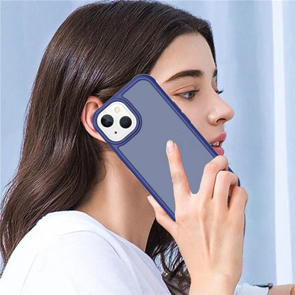 GW20 For iPhone 15 Plus Case TPU+PC Phone Cover Matte Finish Non-Slip