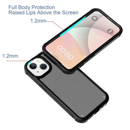 GW20 For iPhone 15 Plus Case TPU+PC Phone Cover Matte Finish Non-Slip