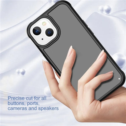 GW20 For iPhone 15 Plus Case TPU+PC Phone Cover Matte Finish Non-Slip