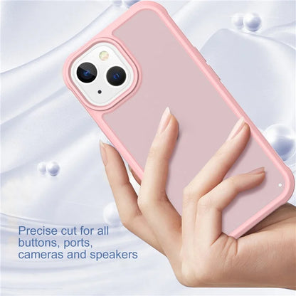 GW20 For iPhone 15 Plus Case TPU+PC Phone Cover Matte Finish Non-Slip