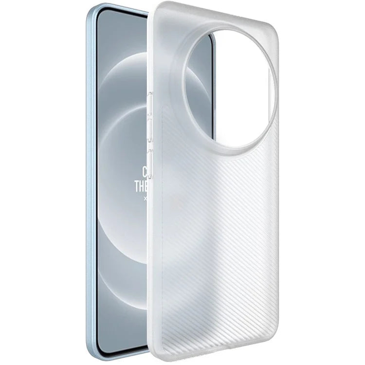 IMAK For Xiaomi 14 Ultra Phone Case 0.7mm Ultra Thin Ripple Texture PP Back Cover