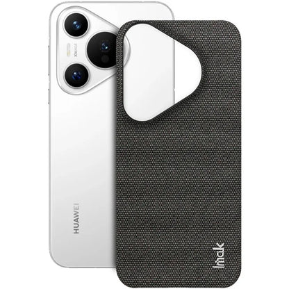 IMAK Ruiyi Series for Huawei Pura 70 Case Fabric Surface Leather Coated Hard PC Back Cover