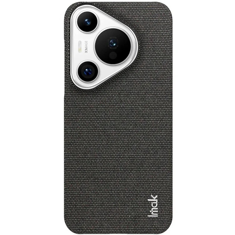 IMAK Ruiyi Series for Huawei Pura 70 Case Fabric Surface Leather Coated Hard PC Back Cover