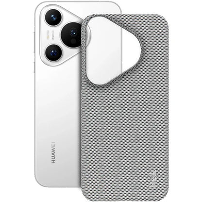 IMAK Ruiyi Series for Huawei Pura 70 Case Fabric Surface Leather Coated Hard PC Back Cover