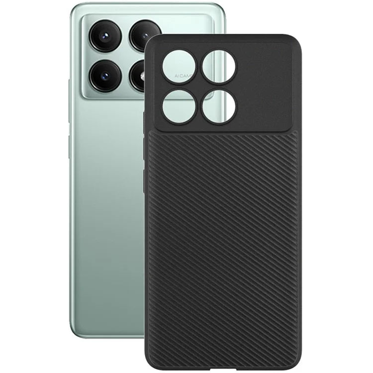 IMAK For Xiaomi Redmi K70E 5G / Poco X6 Pro 5G Case Ripple Texture PP Phone Cover 0.7mm Thick